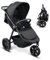 Mobiclinic® kids, Passeggino a 3 ruote, Agnes, Fuoristrada, Manubrio monocomando, Imbracatura 5 punti, Tasca posteriore, Stile sportivo, Chiusura clic, Cesto xxl, Fino 22 kg