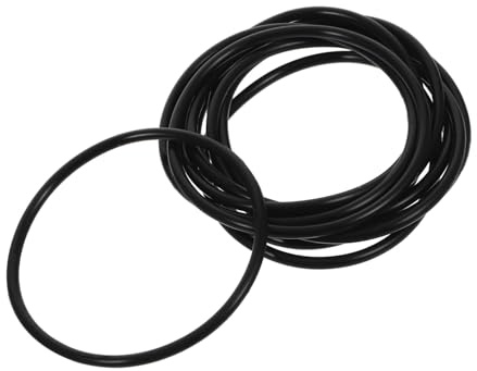 TOYANDONA Bracciale Uomo Silicone Elastico 10 Pezzi Nero, Braccialetti Elasticizzati in Silicone, Adatti per Feste a Tema Retrò e Uso Quotidiano