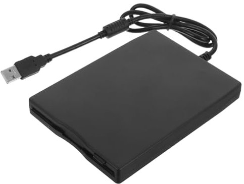 HOMSFOU Unità Floppy Disk Usb Esterno Lettore Di Dischi Compatto Per Pc Desktop e Laptop Trasferimento Dati Rapido Tramite Usb Plug-and-play Senza Driver Leggero e Portatile Per Uso Versat