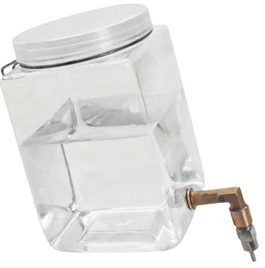 Chew Resistant Automatic Waterer for Small Pet Rabbits Hamsters and Birds Easy Installation Water Dispenser Cage Hanging Small Animal Waterer