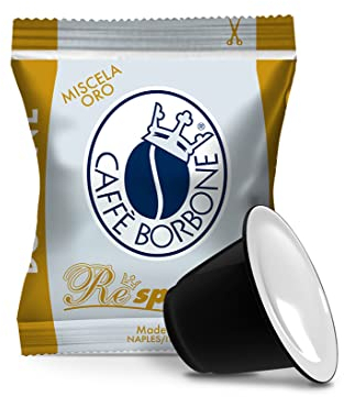 Caffè Borbone 50 capsule Borbone Respresso miscela oro compatibili Nespresso
