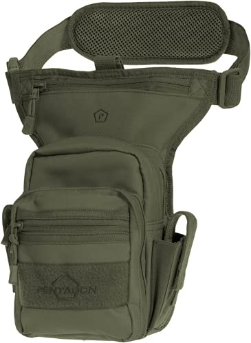 PENTAGON Max-S 2.0 Pistol Lår Väska Olivgrön