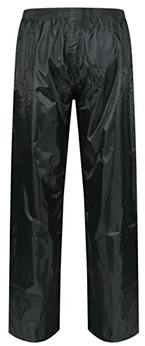 Regatta Mens Stormbreak Waterproof Overtrousers Lightweight Breathable Rain Protection Dark Olive