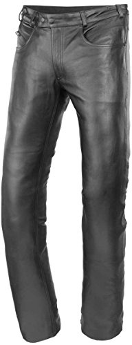 Büse 104100-36 läderjeans. Lös passform 48 (EU) Svart