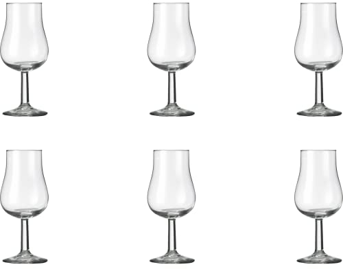 Royal Leerdam Specials Taster Glasses 4.5oz / 130ml - Set of 6 - Nosing Glass for Whisky and Spirits