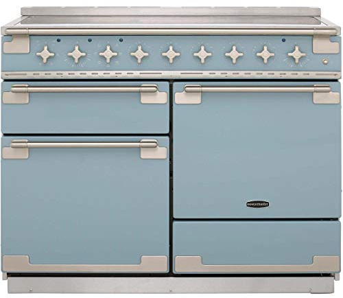 Rangemaster Elise ELS110EICA 110cm wide Electric Range Cooker with Induction Hob - China Blue - A/A Rated