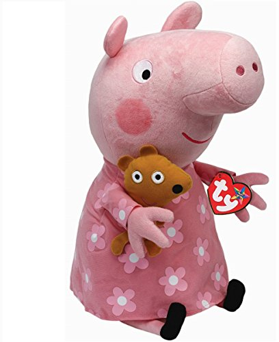 TY 96279 Pig Peppa Wutz Plüschtier, Rosa