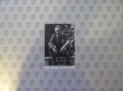 1989-90 PORSCHE 911 CARRERA 4, 928 & 944 S2 COLOR SALES BROCHURE Prof. Dr. Ing. h. c. Porsche SILVER GRAY COVERS - USA - EXCELLENT !!