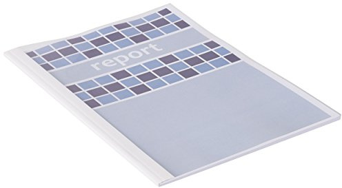 GBC Optimal Thermal Binding Covers, 3 mm, 30 Sheet Capacity, A4, White, Pack of 100, TC080370