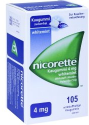 NICORETTE Kaugummi 4 mg whitemint 105 St