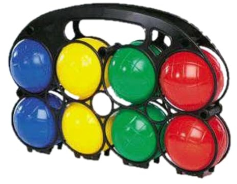 Androni - 7107 - Jeu de Plein Air - 8 Boules de Pétanque - 7.4 cm
