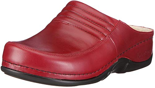 Berkemann Victoria Damen Clogs, Rot (Weinrot), 40