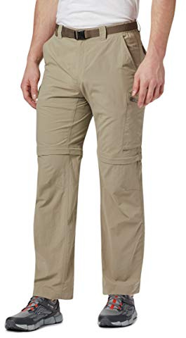 Columbia Mens Silver Ridge Convertible Pant, Tusk, 36 x 30