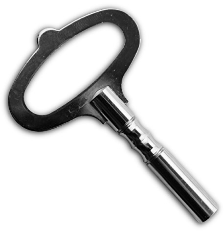 Uhrenschlüssel, französischer Typ, 3,0 mm, vernickelt, z. B. für Standuhren