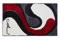 Grund COLANI Exklusiver Designer Badteppich 100% Polyacryl, ultra soft, rutschfest, ÖKO-TEX-zertifiziert, 5 Jahre Garantie, Colani 7B, Badematte 70x120 cm, grau-weiss