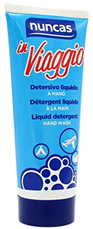 Nuncas In Viaggio - Detersivo Liquido a Mano Capi Bianchi e Colorati - 100ml