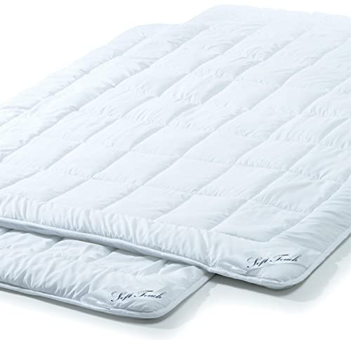 aqua-textil Soft Touch Ganzjahres Bettdecke 2er Set 135 x 200 cm Steppdecke ca 1000g Füllung atmungsaktiv Decke Winter Sommer Oeko-TEX