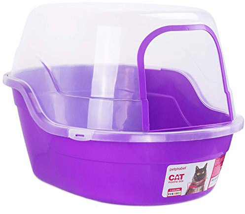 petphabet Caja de Arena para Gato Casa de Baño XXL Múltiples Colores Disponibles