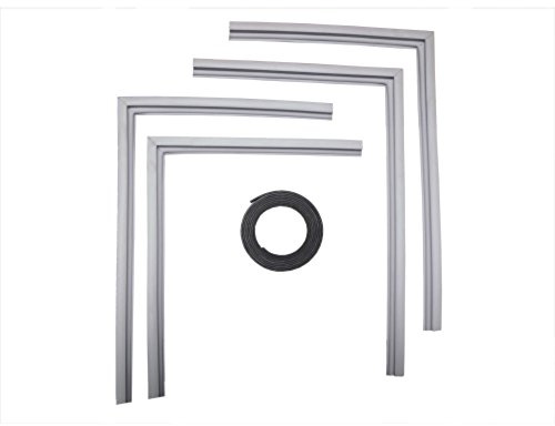 Supco SU2004 Refrigerator Door Gasket Kit, Includes Magnetic Insert Strip - Designed To Fit Most Brands - 36 x 84 Inches