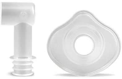 PARI Baby Maske Gr.1 mit Baby Winkel zur Verwendung mit einem Inhaliergerät mit Vernebler - Inhalationsmaske für Babys – Vernebler Maske für Ihr Inhalationsgerät – PARI BOY Zubehör