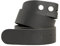 shenky Wechselgürtel ohne Schnalle Leder | 4cm Breite | Bundweite 85cm | Gürtel für Gürtelschnalle | Ledergürtel zum Wechseln | Herrengürtel | Echtleder | Damen |Schwarz | Länge 95cm