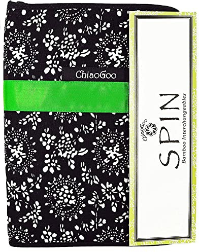 ChiaoGoo Spin Bamboo Interchangeable Set, 4-inch (10cm) Small (2400-S)