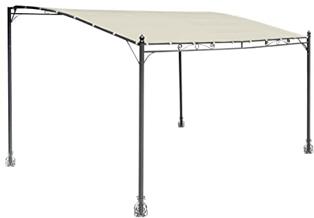 Pergola per Verande e Giardini 4 x 3 Metri Gazebo Veranda con telo Idrorepellente Gazebo Pergola