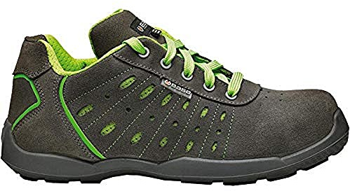 Base Protection Ace S1P SRC Säkerhetssko, Storlek: 42, Färg: Grå/Lima, B0671GLR42