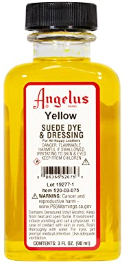 Angelus Suede Dye Yellow
