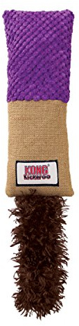 KONG - Kickeroo - Play Enticing Cat Toy, North American Premium Catnip (Colours May Vary) - Cuddler Pattern