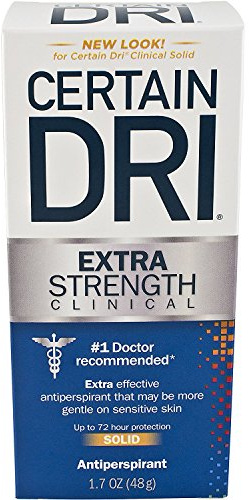 Certain Dri Antiperspirant Solid for Excessive Perspiration-1.7 oz (Pack of 3) by Certain Dri