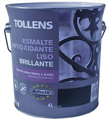 Tollens 8710 Esmalte Antioxidante Liso Brillo, Verde Carruajes, 4 l