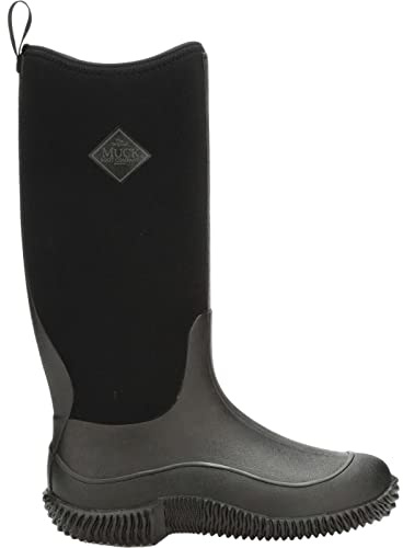 Muck Boots Unisex Hale Pull On Waterproof Wellington Boot, Black, 7