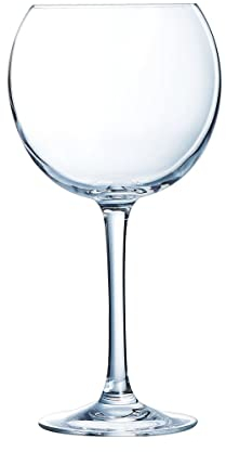 Chef&Sommelier - Lot de 6 Verres à Pied Cabernet Ballon en Cristallin - Verres de Dégustation Sobres et Élégants - Résistance Hors Norme - Transparence Absolue - Verres à Vins et Cocktails de 47 cl