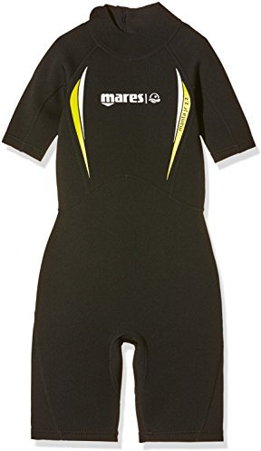 Mares Kinder Shorty Tauchanzug Manta Junior Wetsuit, Black, 1/(10-11 Jahre)