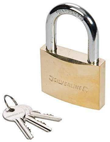 Silverline, MSS02, Lucchetto in ottone 30 millimetri