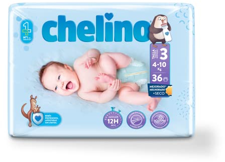 Chelino Babywindel Größe 3 (4—10 kg), 36 Einheiten (1 Packung)
