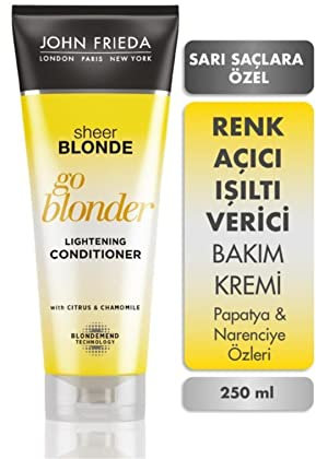 John Frieda Go Blonder Lightening Conditioner for Blonde Hair 250 ml