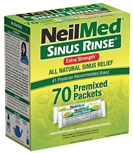 Neilmed Sinus Rinse Extra Strength Hypertonic 70 Packets