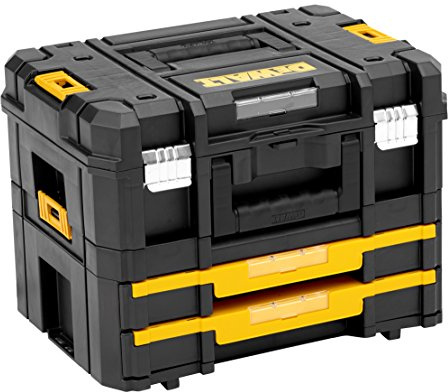 DeWalt DWST1-70702 T-Stak Combo II Plus IV Tool Storage Box, Yellow/Black, 44.0 cm*43.0 cm*33.0 cm
