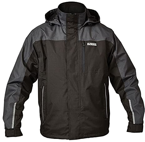 DEWALT Storm Grey, Black Waterproof Jacket Xxl
