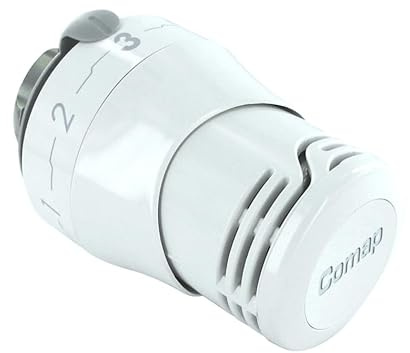COMAP Tête thermostatique SENSO RI - BLANCHE - M30 x 1,5 - R100100, Compatible avec les corps Comap uniquement