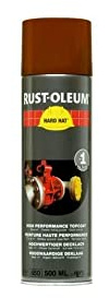 RUST-OLEUM 2174 Hard Hat Topcoat Ral-Colours, The Nr. 1 Industrial Paint Aerosol. Go Further, Work Faster, Last Longer!, Signal brown-RAL 8002