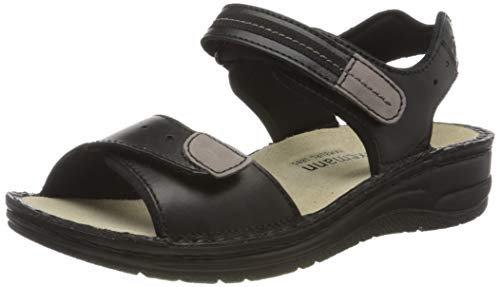 Berkemann Damen Leni Hausschuh, schwarz, 40 2/3 EU