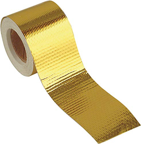 Design Engineering 010394 Reflect-A-GOLD High-Temperature Heat Reflective Adhesive Backed Roll, 1.5 x 15' Roll