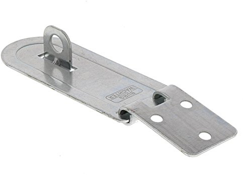 Burg-Wächter Set Panzer Überfalle und Schloss, Für flächenbündige Türen, Wetterfest verzinkt, PCC 120 + 222 40 SB