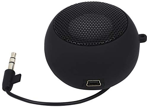 TRIXES Mini Portable Rechargeable Travel Aux Speaker Wired 3.5mm Headphone Jack