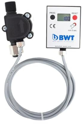 BWT Aquameter Wasserhahnfilter mit LCD-Anzeige, 3/8 Zoll, mehrfarbig, einzigartig