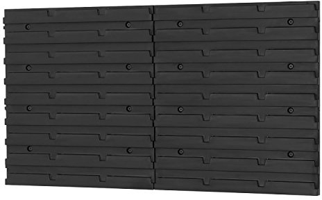 Lot de 2 plaques murales en plastique au garage, atelier, pour bac a becs