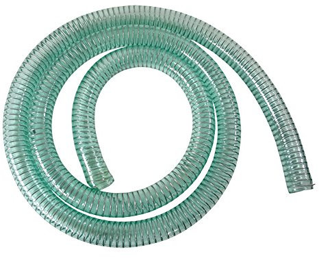 TUYAU D ASPIRATION flexible durable pour pompe DIESEL TUYAU SPIRALE eau essence fioul 15M transparente